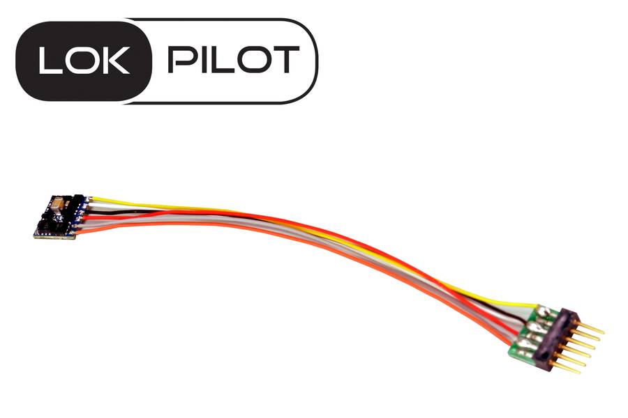 ESU 59826 LokPilot 5 micro DCC, 6-pin NEM651, Gauge N, TT