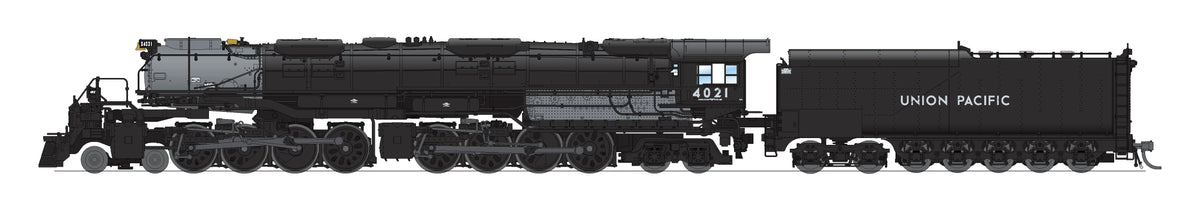 Broadway Limited Imports 10681 N ALCO 4-8-8-4 Big Boy, Union Pacific #4020, 1944 Appearance w/ Wilson Aftercooler, 25-C-400 Coal Tender, Stealth Series, No-Sound / DCC-Ready