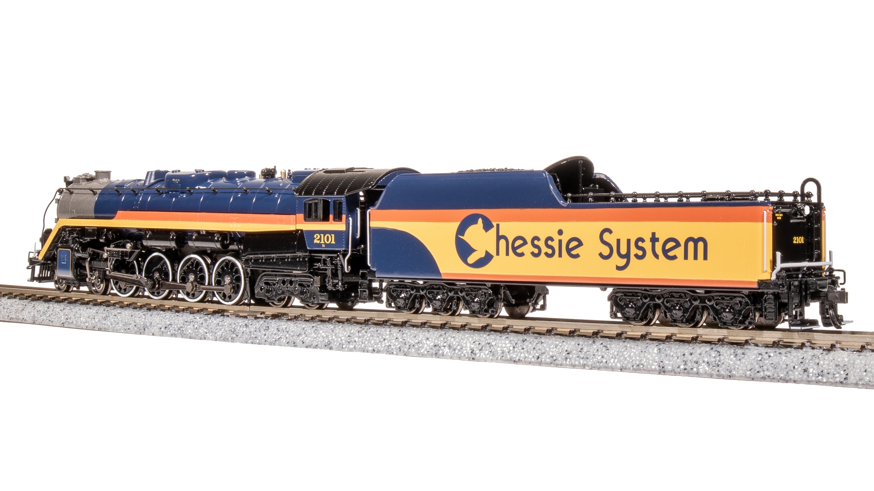 BLI 10326 N T1 4-8-4 RDG 2101 - cab and engineer-side detail