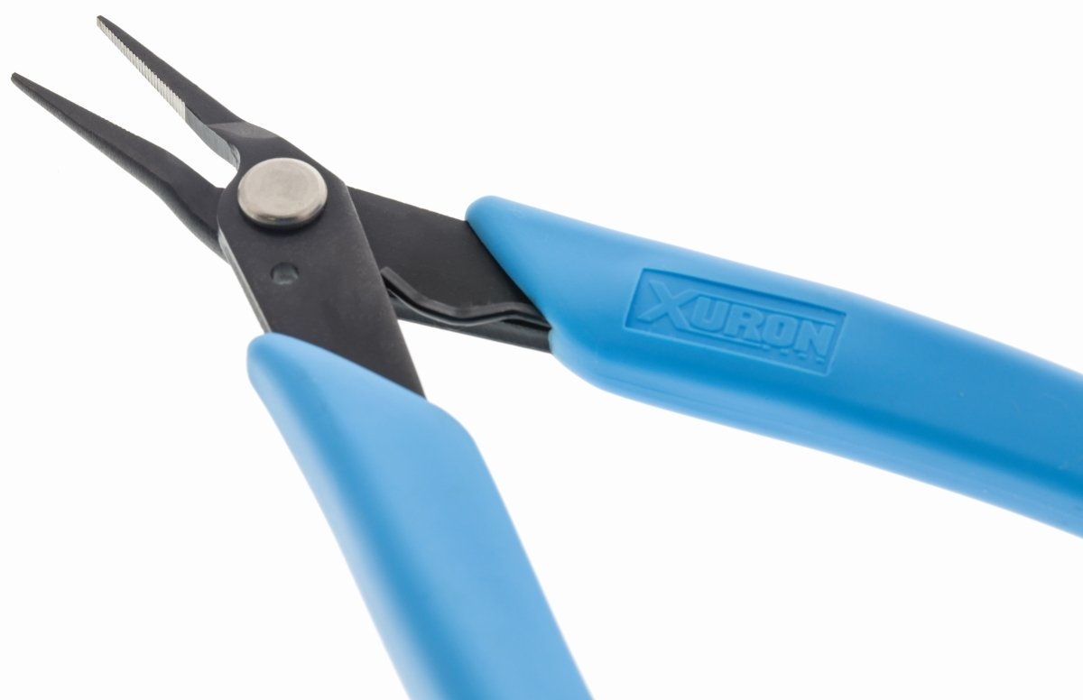 Xuron 450S TweezerNose Pliers - Serrated Jaws - Oakville Model Trains Depot