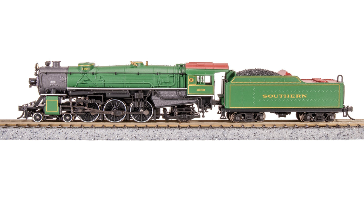 Broadway Limited Imports 10395 N Heavy Pacific 4-6-2, SOU 1389, Sylvan Green Scheme, No-Sound / DCC-Ready, N - view 2