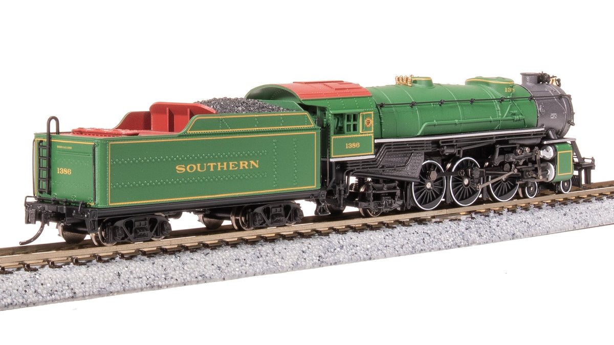 Broadway Limited Imports 10393 N Heavy Pacific 4-6-2, SOU 1389, Sylvan Green Scheme, Paragon4 Sound/DC/DCC, N - view 4