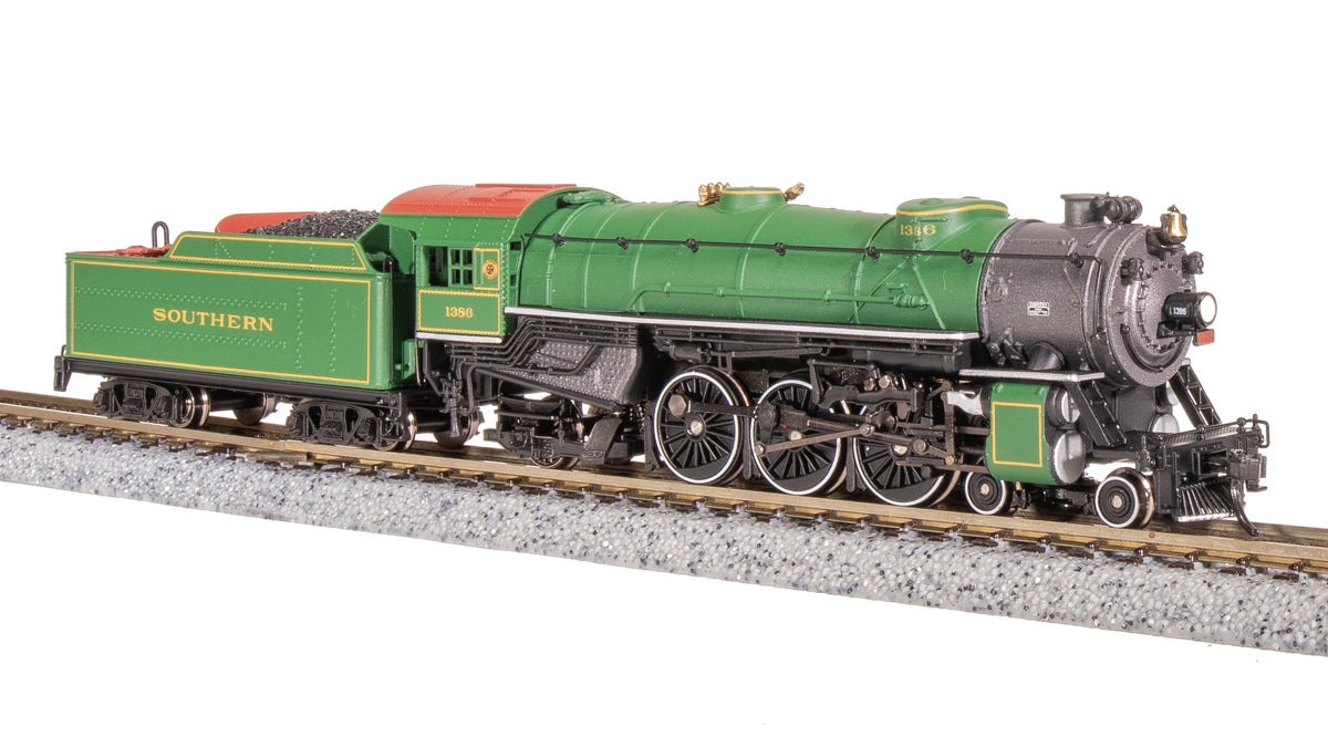 Broadway Limited Imports 10395 N Heavy Pacific 4-6-2, SOU 1389, Sylvan Green Scheme, No-Sound / DCC-Ready, N - view 5