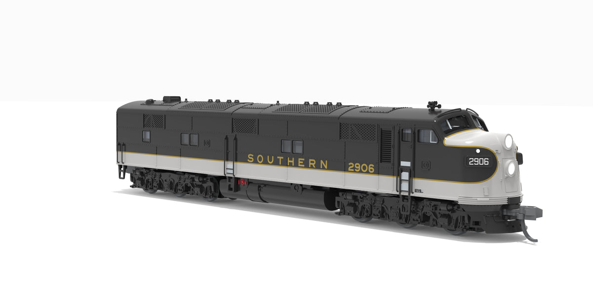 Broadway Limited Imports 10234 N EMD E7A, SOU 2906, Black Tuxedo Scheme, No-Sound / DCC-Ready, N - view 3