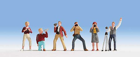 Walthers SceneMaster 6077 HO Scale Photographers pkg(6)