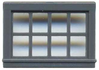 Grandt Line 8009 N Scale 52" x 33" Double-Hung Window, 8-Pane - pkg(12)