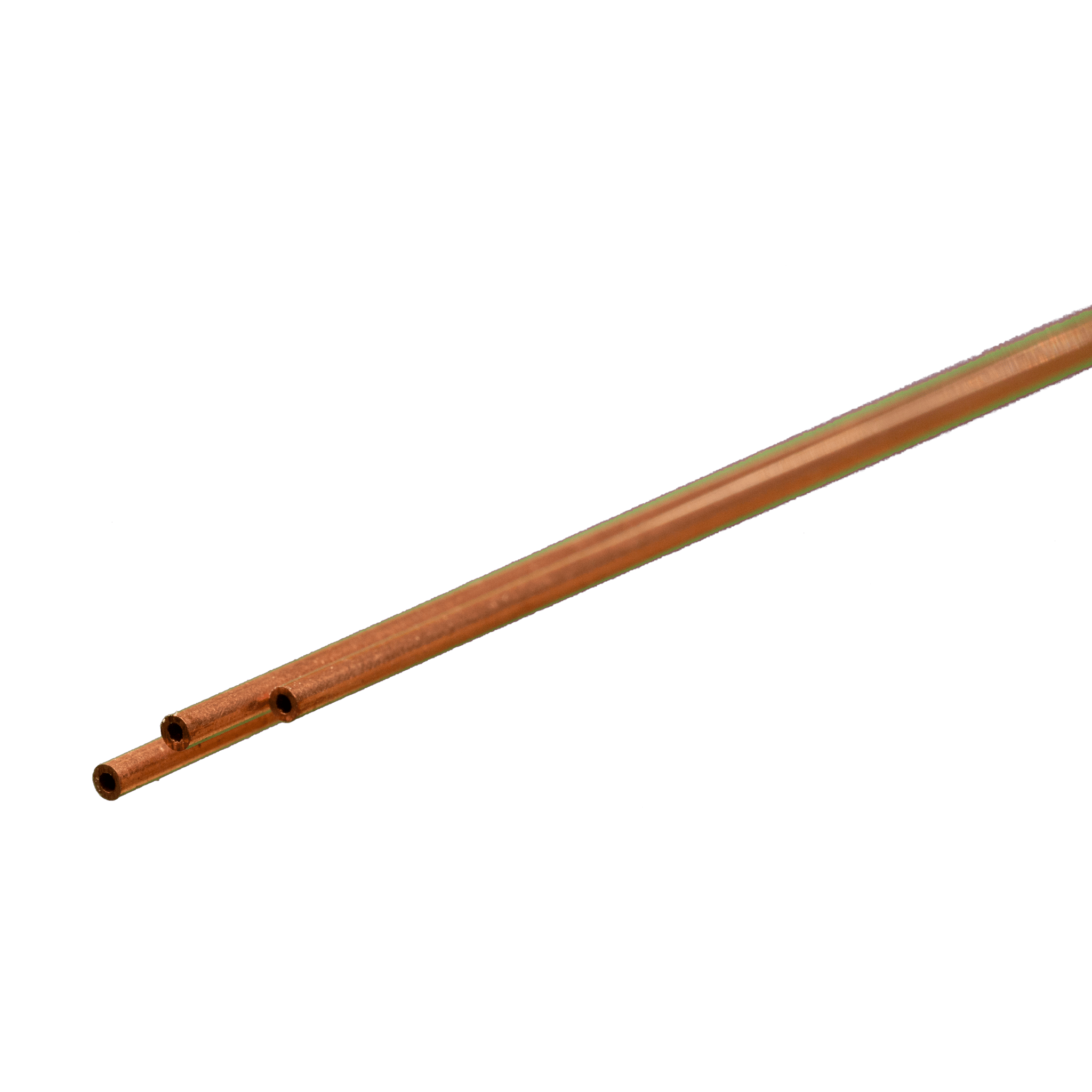 K&S 8117 Round Copper Tube 1/16" x .014" Wall x 12" (3 Pieces)