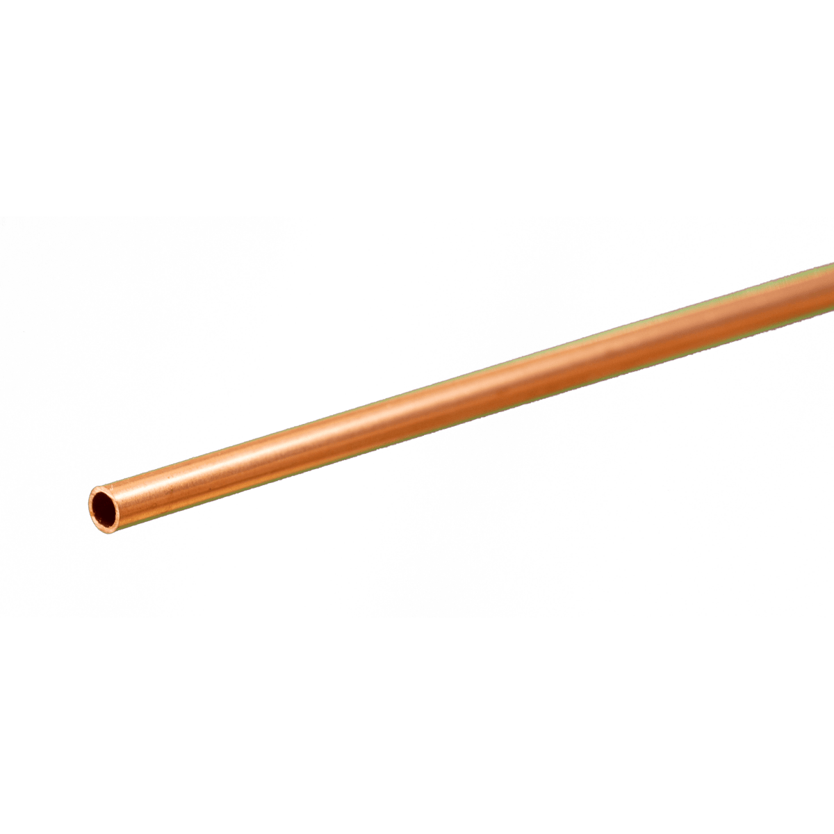 K&S 8120 Round Copper Tube 1/8" OD x 0.014" Wall x 12" Long (1 Piece) - Oakville Model Trains Depot