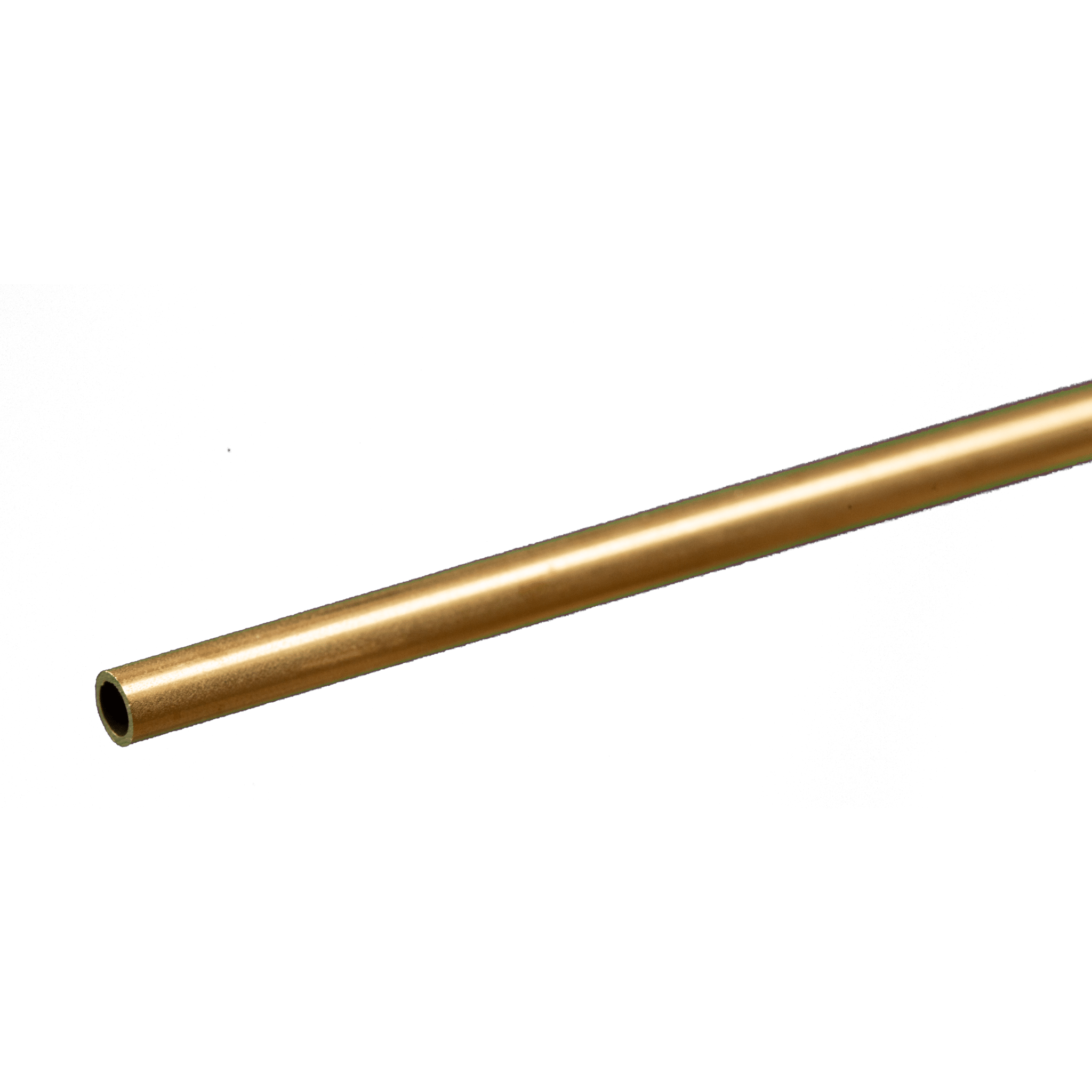 K&S 8127 Round Brass Tube 1/8" OD x .014" Wall x 12" (1 Piece)
