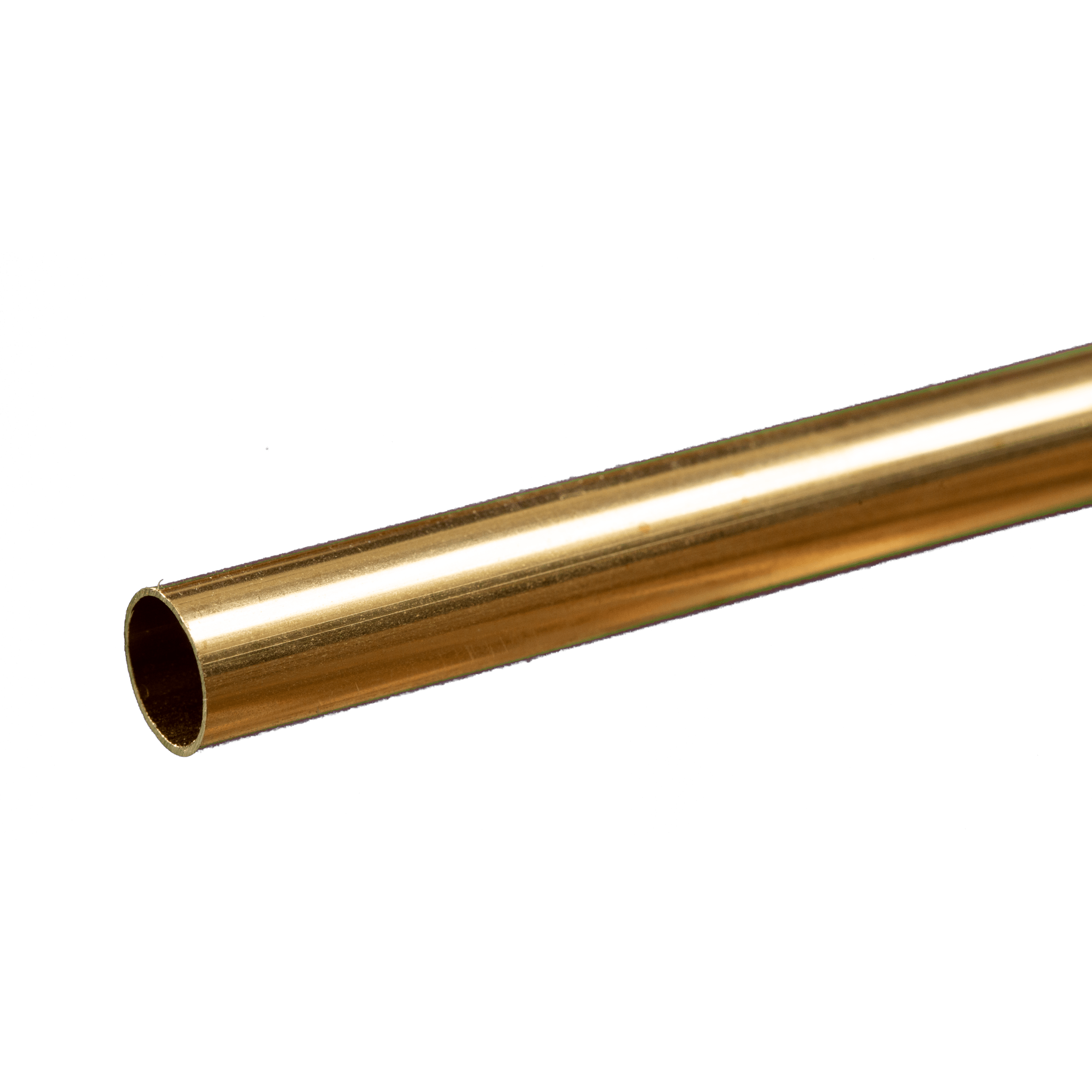 K&S 8134 Round Brass Tube 11/32" x .014" Wall x 12" (1 Piece)