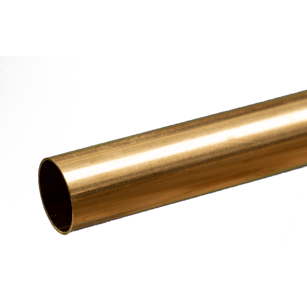 K&S 8139 Round Brass Tube 1/2" OD x 0.014" Wall x 12" Long (1 Piece) - Oakville Model Trains Depot