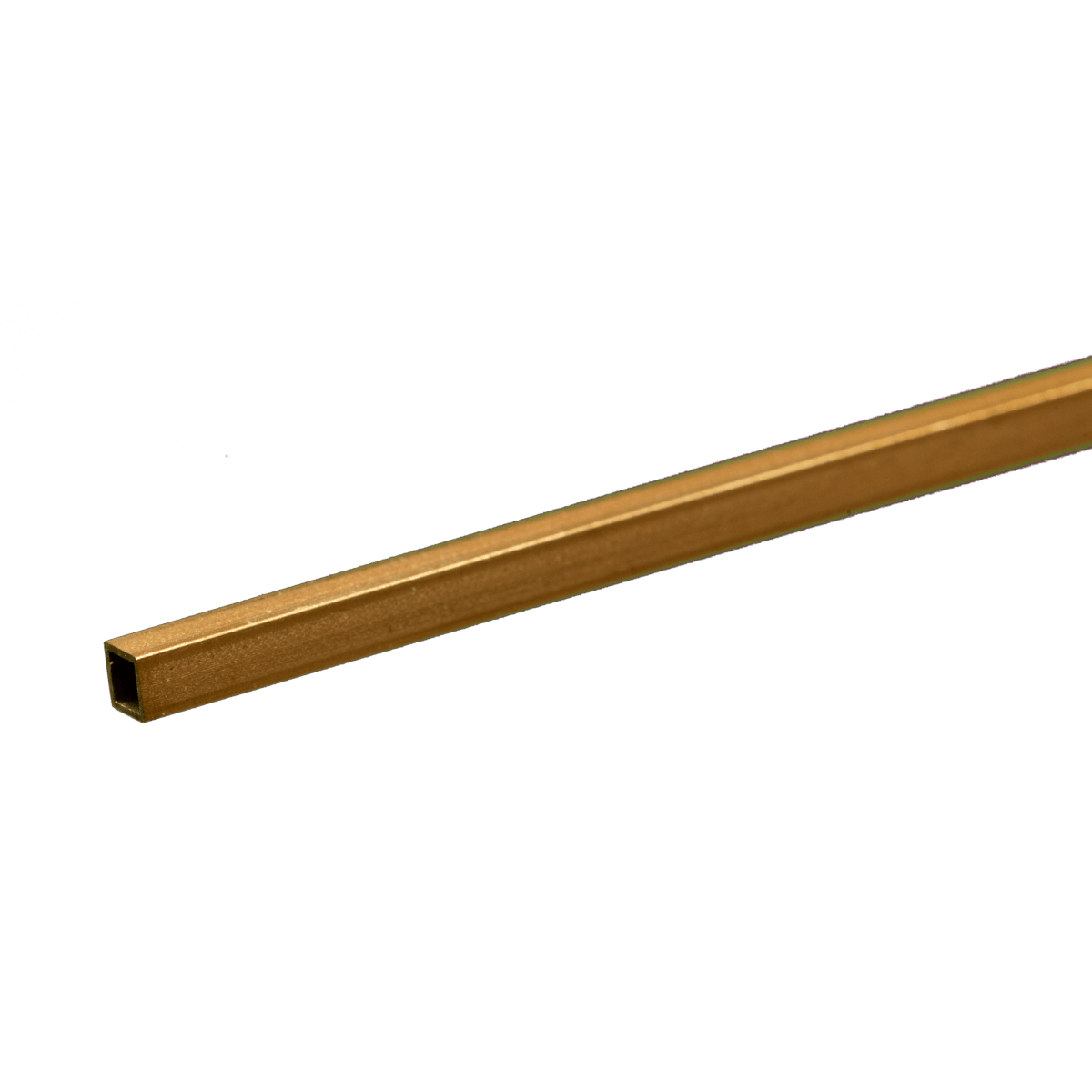 K&S 8151 Square Brass Tube 1/8" OD x 0.014" Wall x 12" Long (1 Piece) - Oakville Model Trains Depot