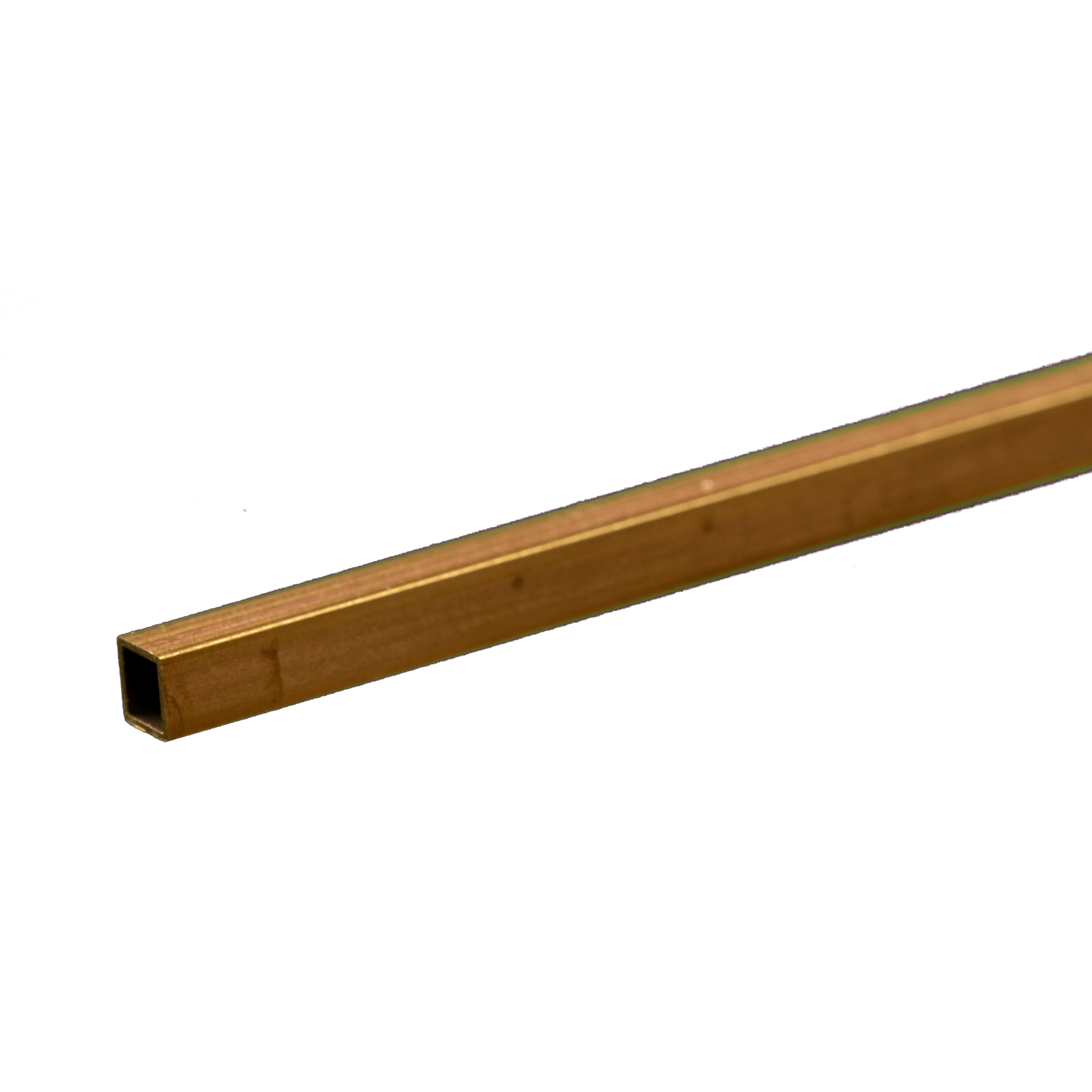 K&S 8152 Square Brass Tube 5/32" x .014" Wall x 12" (1 Piece)