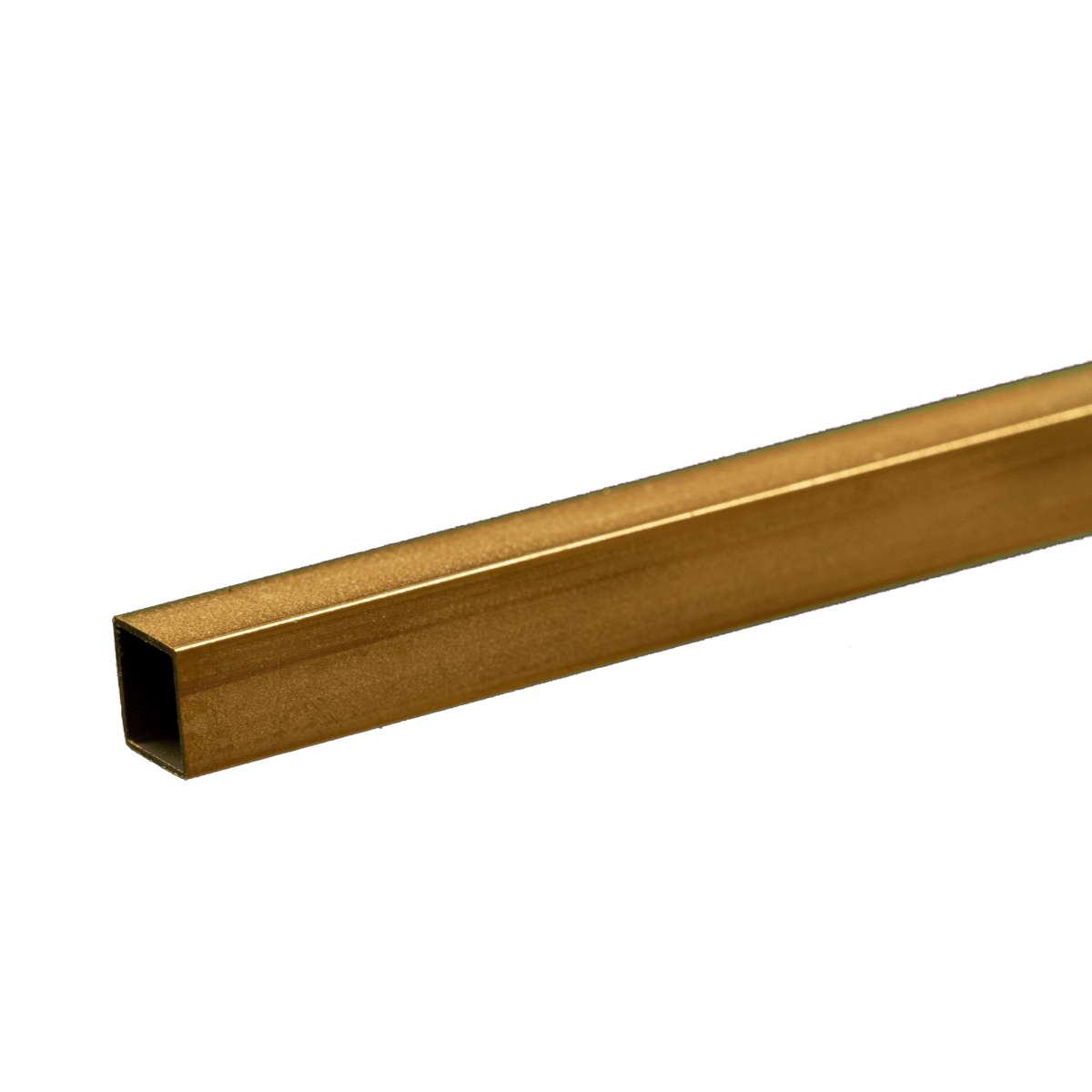 K&S 8155 Square Brass Tube 1/4" OD x 0.014" Wall x 12" Long (1 Piece) - Oakville Model Trains Depot