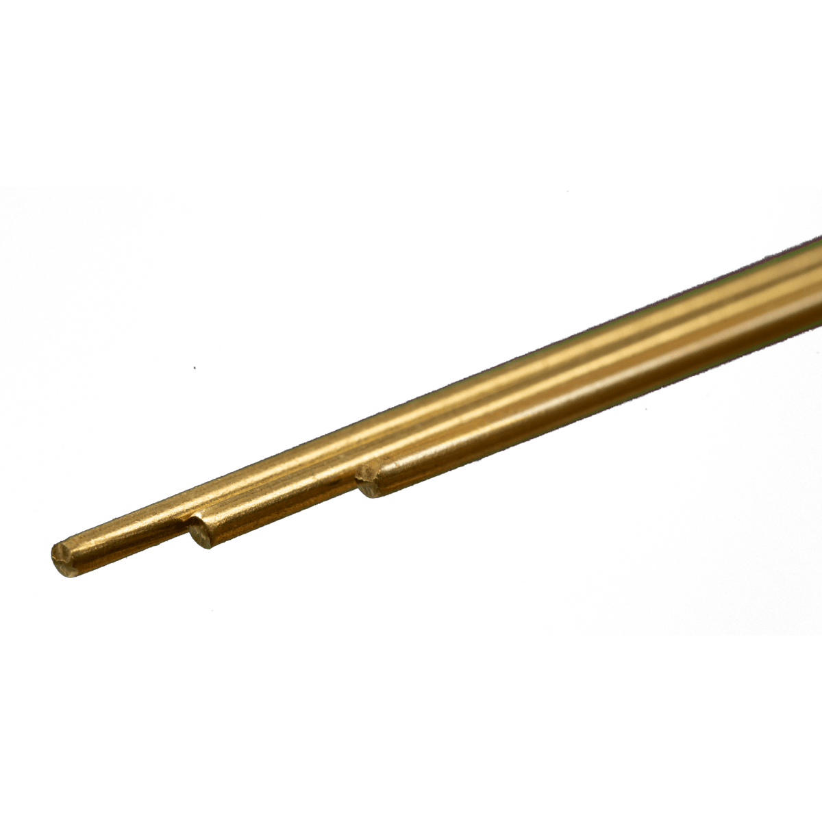 K&S 8162 Round Brass Rod 1/16" OD x 12" Long (3 Pieces) - Oakville Model Trains Depot