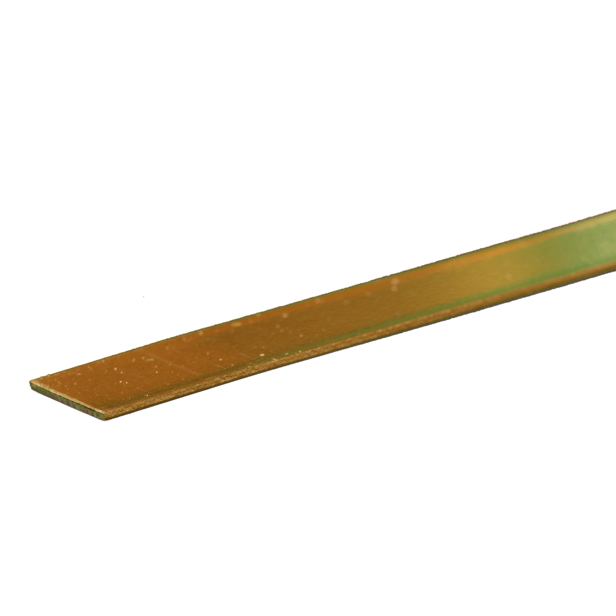 K&S 8241 Brass Strip 0.032" Thick x 1/2" Wide x 12" Long (1 Piece) - Oakville Model Trains Depot