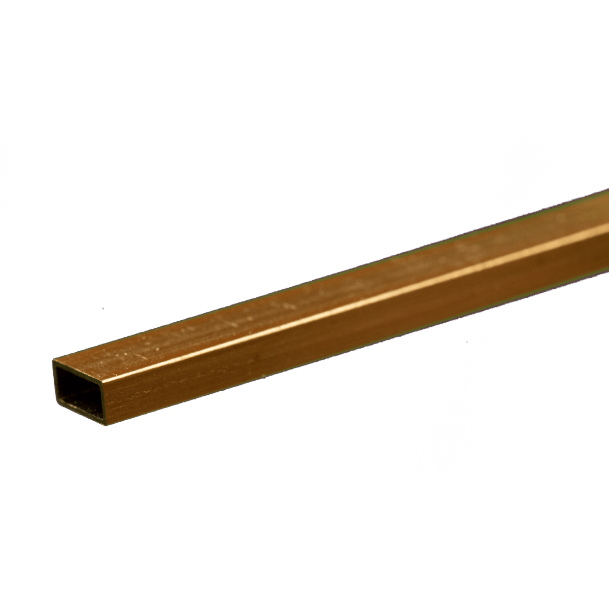 K&S 8264 Rectangular Brass Tube 1/8" X 1/4" x 0.014" Wall x 12" Long (1 Piece) - Oakville Model Trains Depot