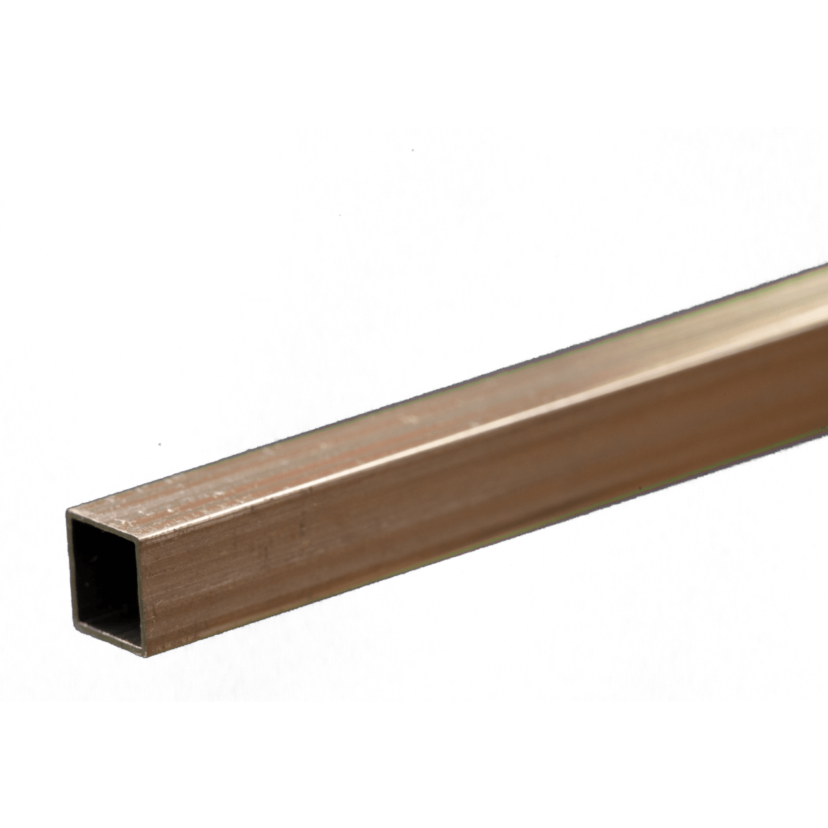 K&S 83015 Square Aluminum Tube 1/4" OD x 0.014" Wall x 12" Long (1 Piece) - Oakville Model Trains Depot