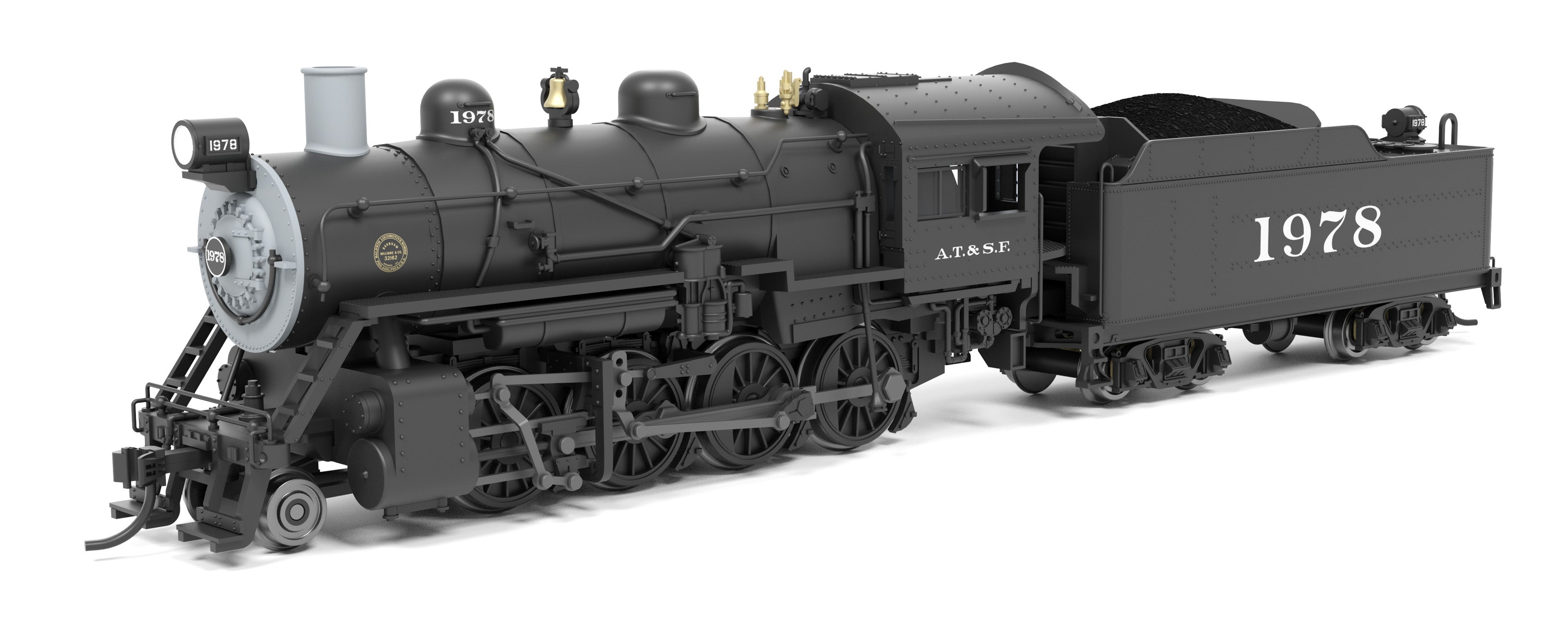 Broadway Limited Imports 8377 N 2-8-0 Consolidation Santa Fe 1983 - main view