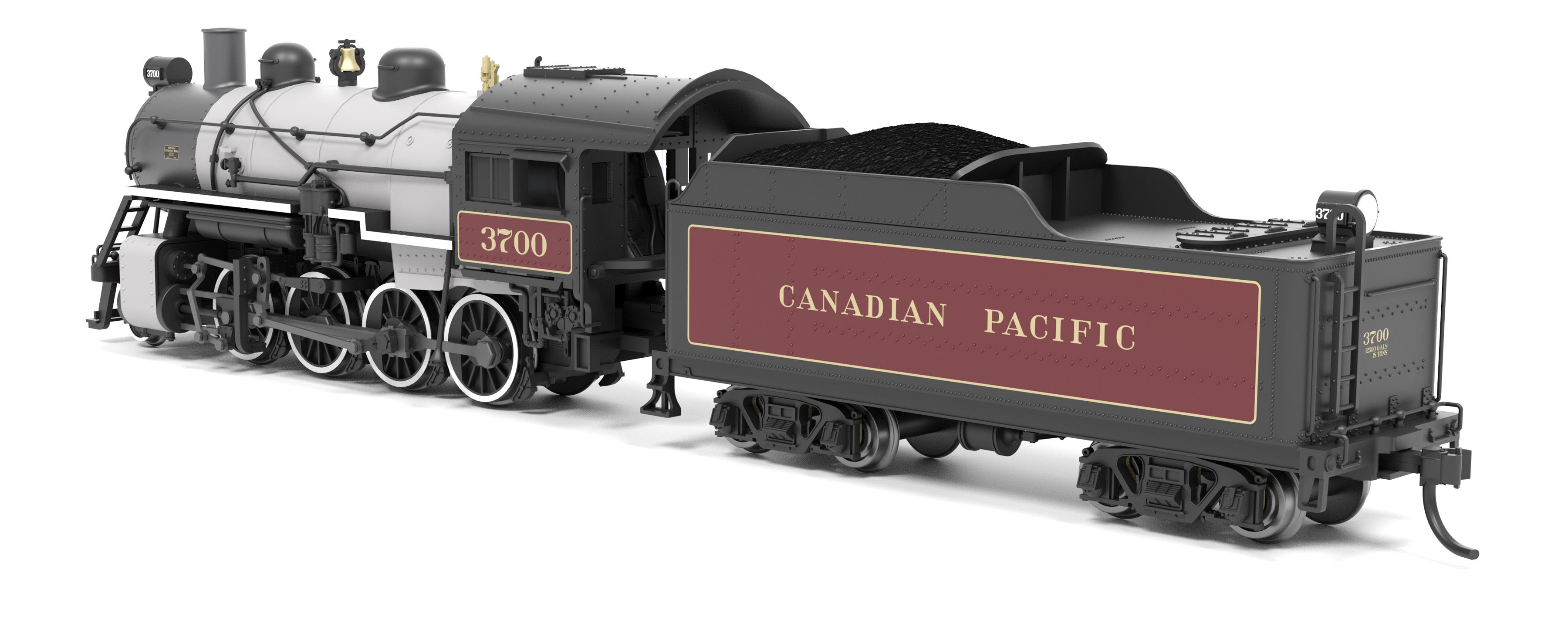 BLI 8399 N 2-8-0 CP 3700 - front 3/4 view