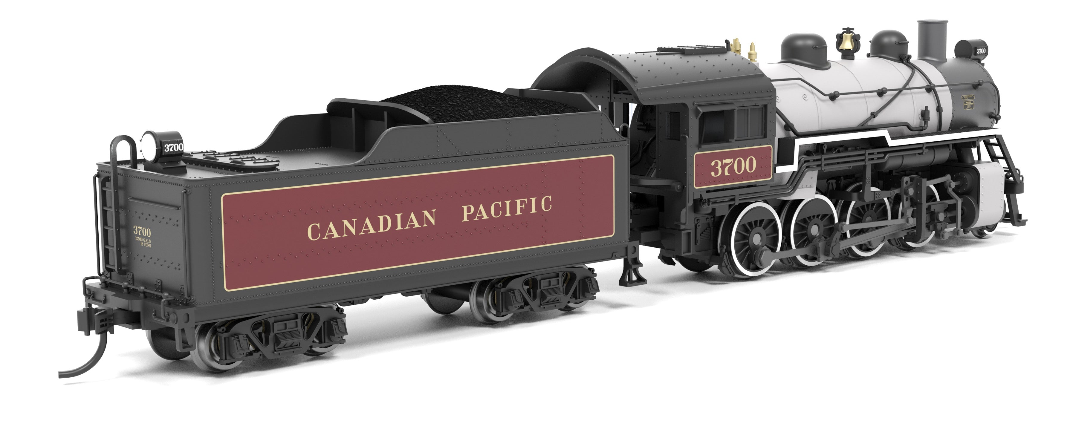 BLI 8378 N 2-8-0 CP 3700 - rear 3/4 view