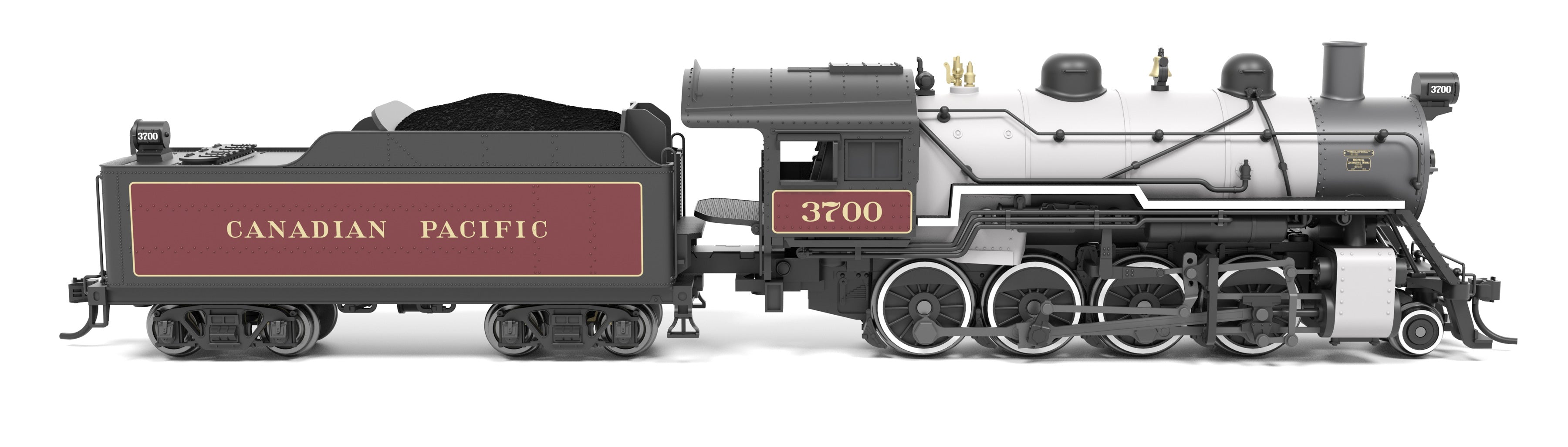 BLI 8399 N 2-8-0 CP 3700 - cab and engineer-side detail