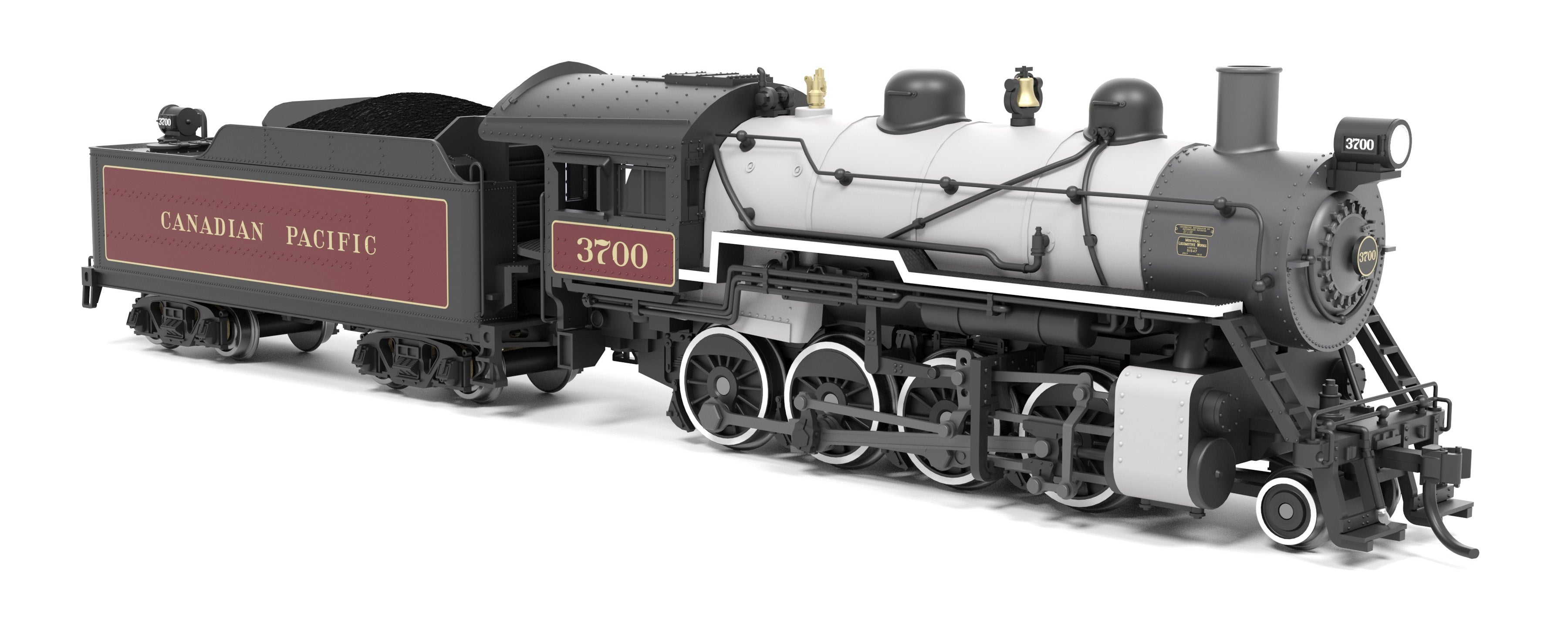 BLI 8379 N 2-8-0 CP 3718 - trucks and fuel tank