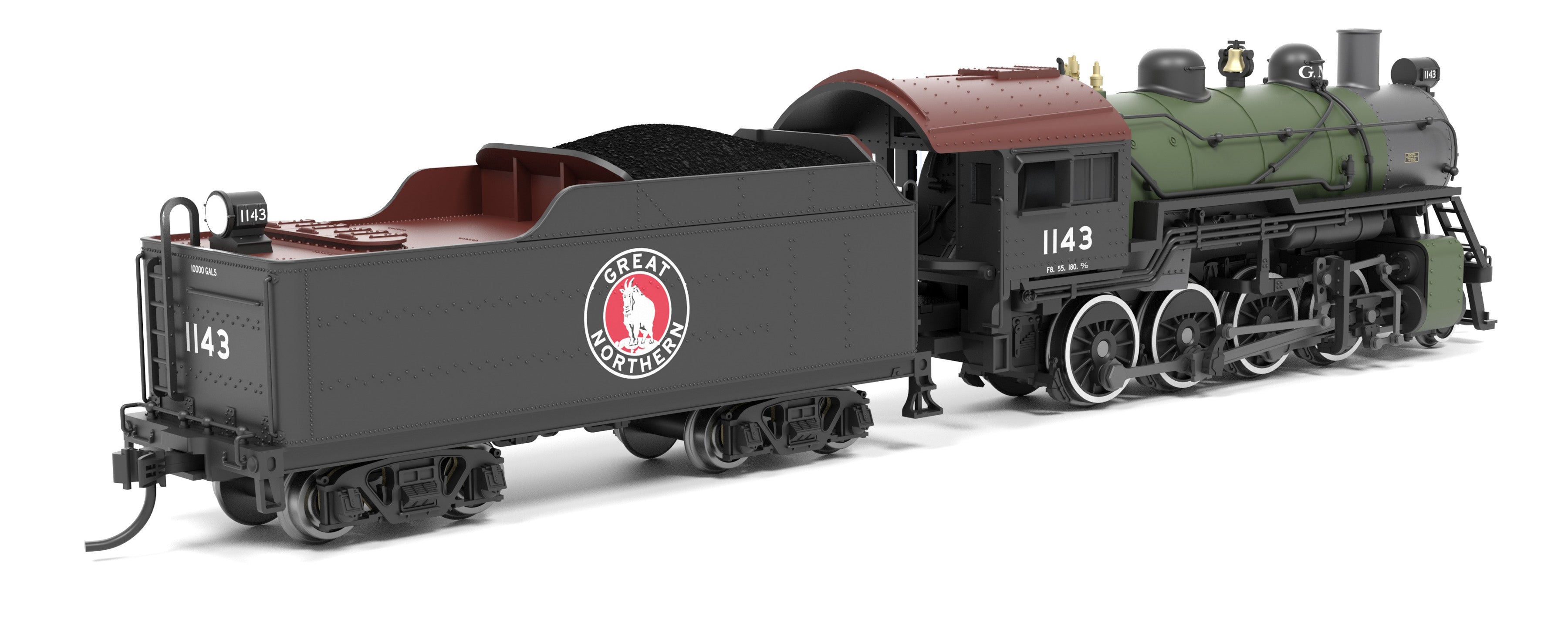 BLI 8383 N 2-8-0 GN 1145 - rear 3/4 view