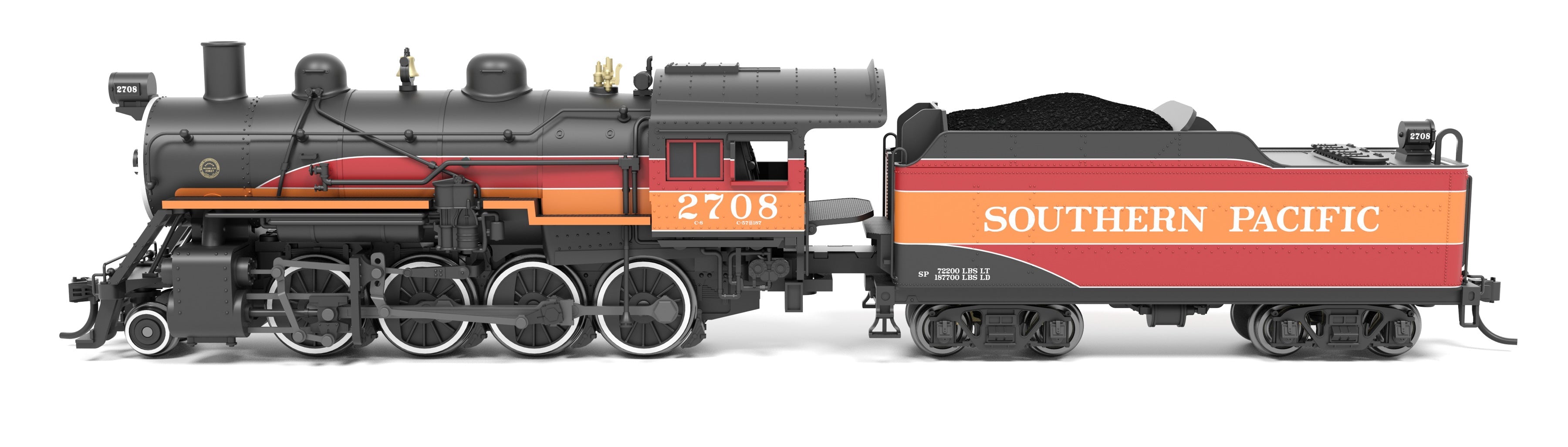 BLI 8388 N 2-8-0 SP 2720 - side profile view