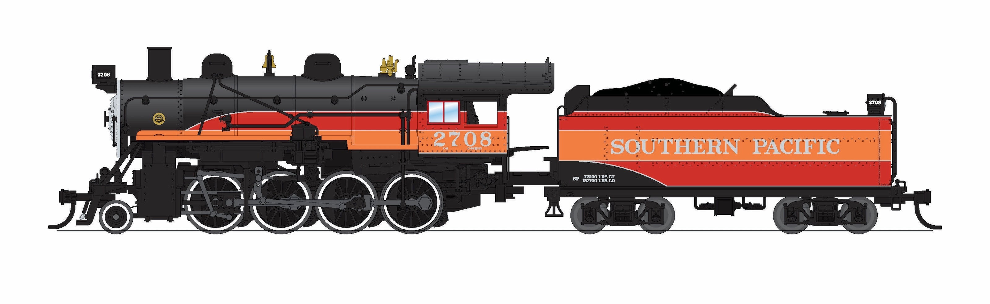 BLI 8388 N 2-8-0 SP 2720 - roof and exhaust detail