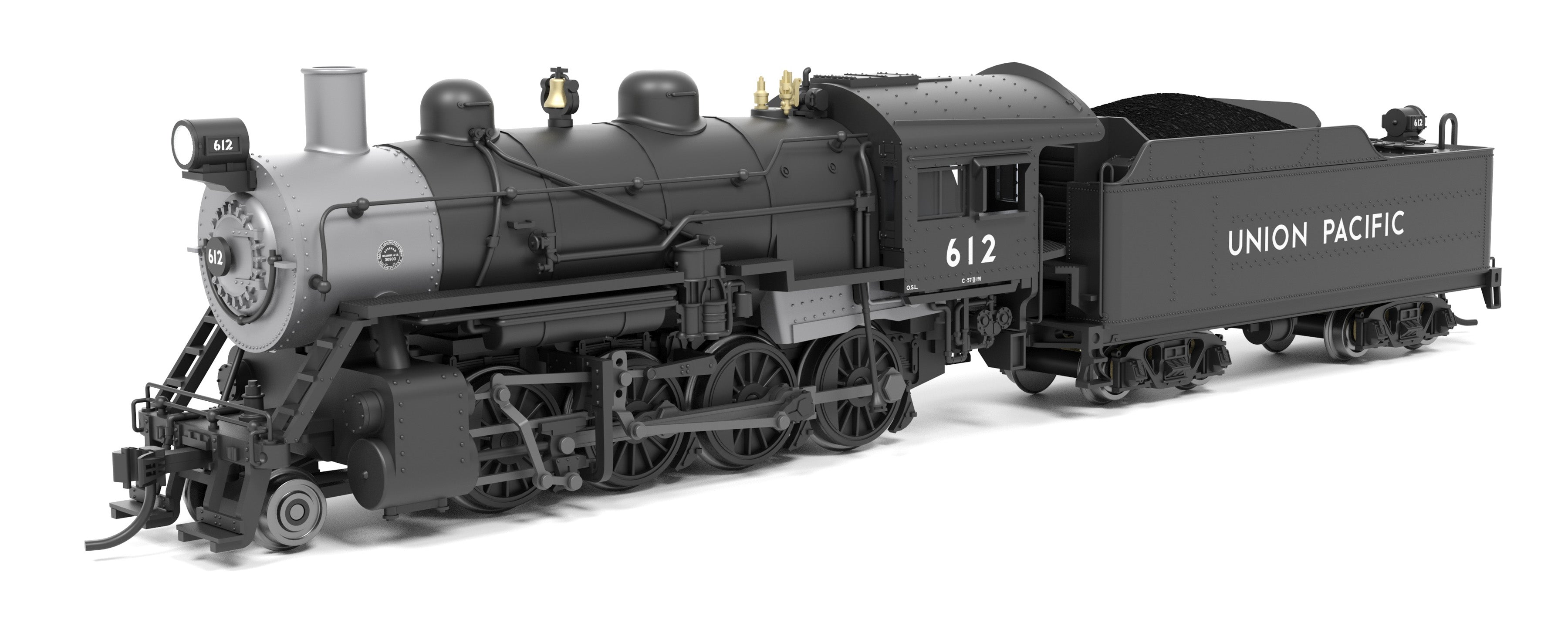 Broadway Limited Imports 8405 N 2-8-0 Consolidation Union Pacific 612 - main view