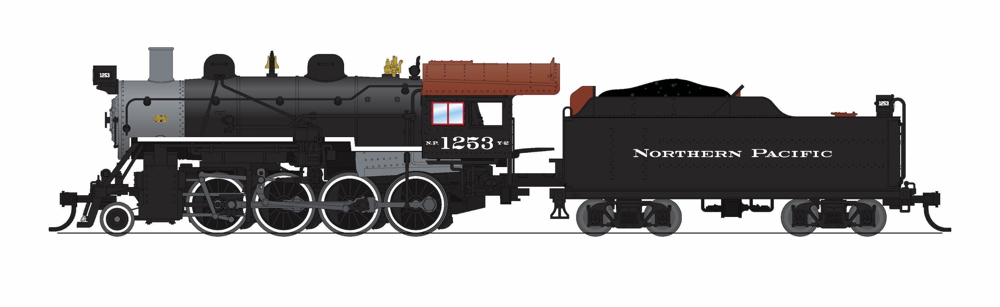 BLI 8402 N 2-8-0 NP 1253 - roof and exhaust detail