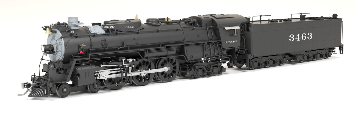 Broadway Limited Imports 8860 HO ATSF 3460 Class 4-6-4, #3463, As-Delivered, Paragon4 Sound/DC/DCC, Smoke