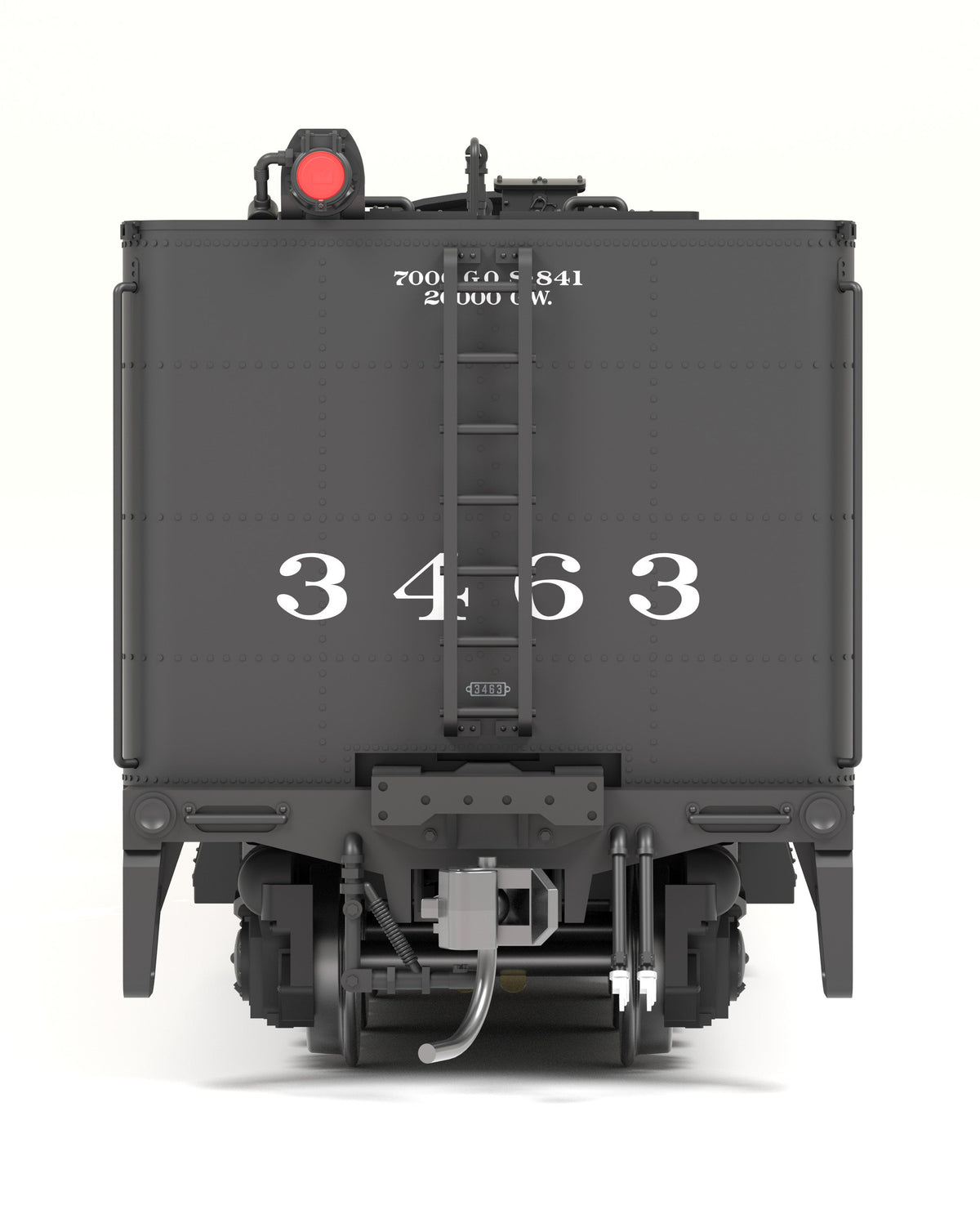 Broadway Limited Imports 8860 HO ATSF 3460 Class 4-6-4, #3463, As-Delivered, Paragon4 Sound/DC/DCC, Smoke - view 5