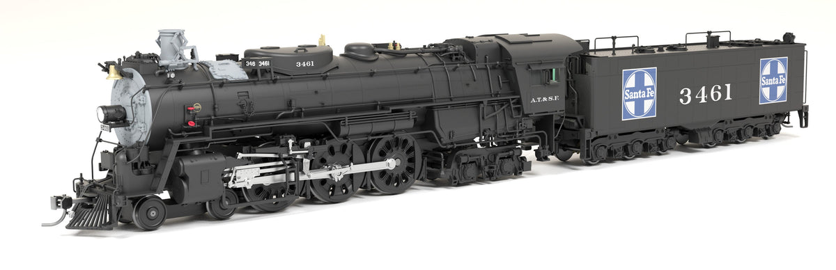 Broadway Limited Imports 8872 HO ATSF 3460 Class 4-6-4, #3461, 1940-1942 Appearance, No-Sound / DCC-Ready