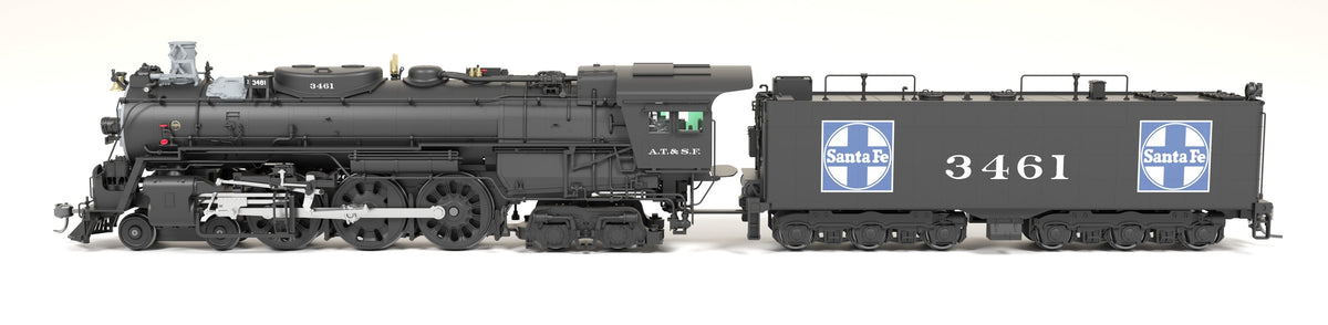 Broadway Limited Imports 8862 HO ATSF 3460 Class 4-6-4, #3461, 1940-1942 Appearance, Paragon4 Sound/DC/DCC, Smoke - view 3