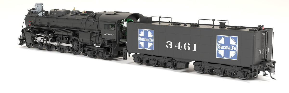 Broadway Limited Imports 8862 HO ATSF 3460 Class 4-6-4, #3461, 1940-1942 Appearance, Paragon4 Sound/DC/DCC, Smoke - view 4
