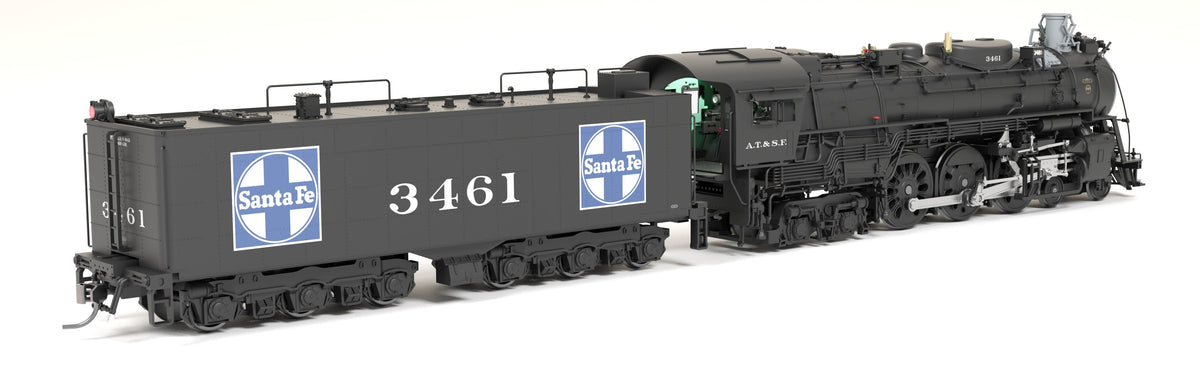 Broadway Limited Imports 8862 HO ATSF 3460 Class 4-6-4, #3461, 1940-1942 Appearance, Paragon4 Sound/DC/DCC, Smoke - view 6