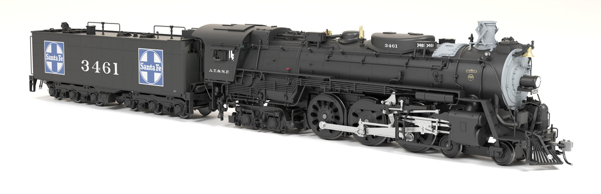 Broadway Limited Imports 8862 HO ATSF 3460 Class 4-6-4, #3461, 1940-1942 Appearance, Paragon4 Sound/DC/DCC, Smoke - view 8