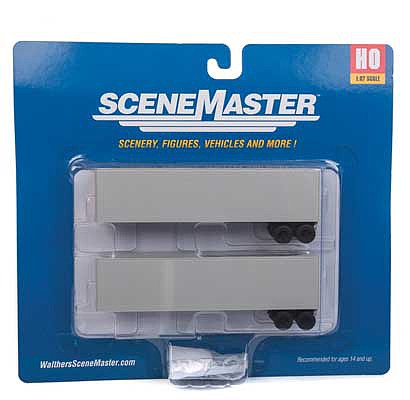 Walthers SceneMaster 2500 HO Scale 40' Trailmobile Trailer 2-Pack - Kit