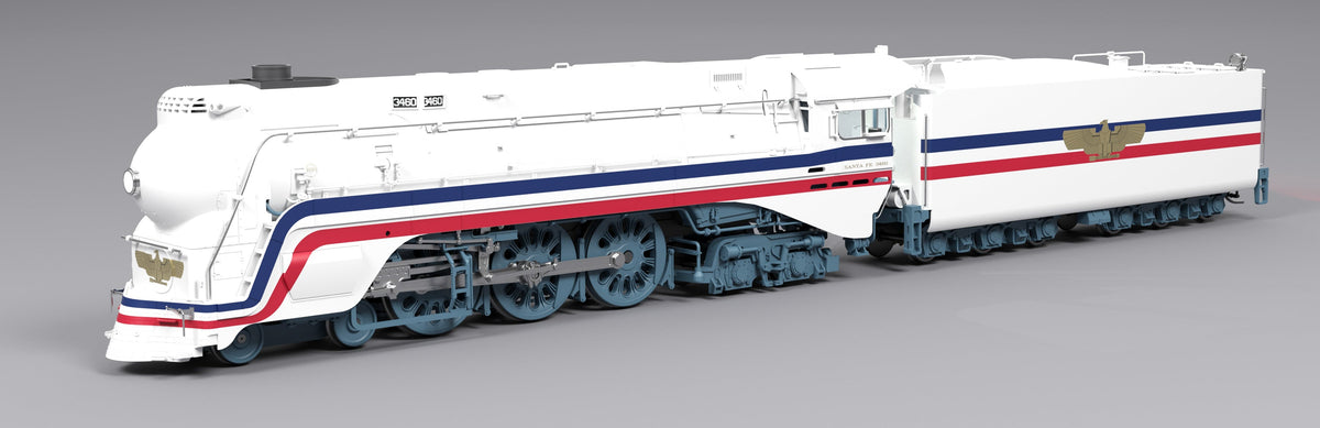 Broadway Limited Imports 8986 HO Freedom Train #3460, 1947 Fantasy Paint, Paragon4 Sound/DC/DCC, Smoke