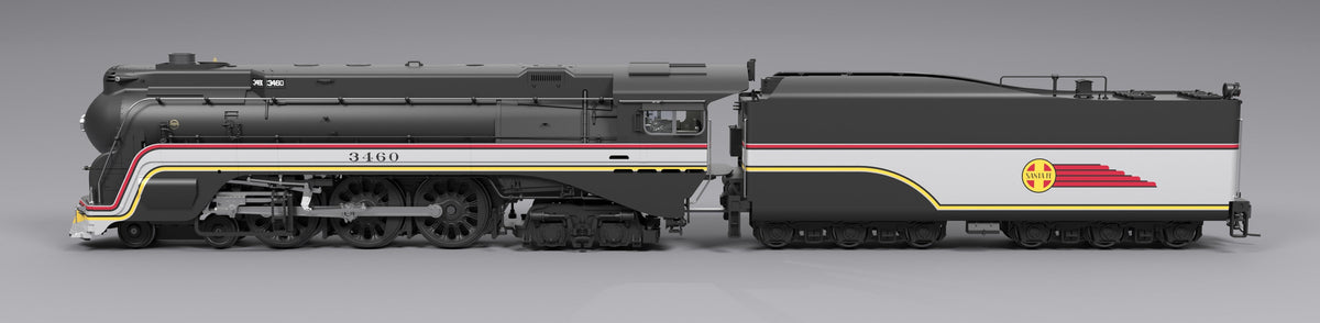 Broadway Limited Imports 8987 HO ATSF #3460, Valley Flyer Fantasy Paint, Paragon4 Sound/DC/DCC, Smoke - view 2