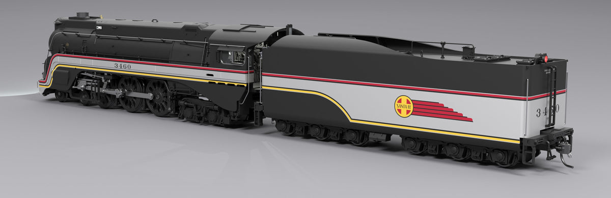 Broadway Limited Imports 8989 HO ATSF #3460, Valley Flyer Fantasy Paint, No-Sound / DCC-Ready - view 3