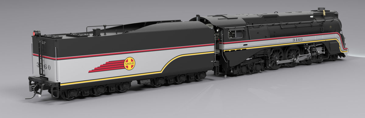 Broadway Limited Imports 8989 HO ATSF #3460, Valley Flyer Fantasy Paint, No-Sound / DCC-Ready - view 4