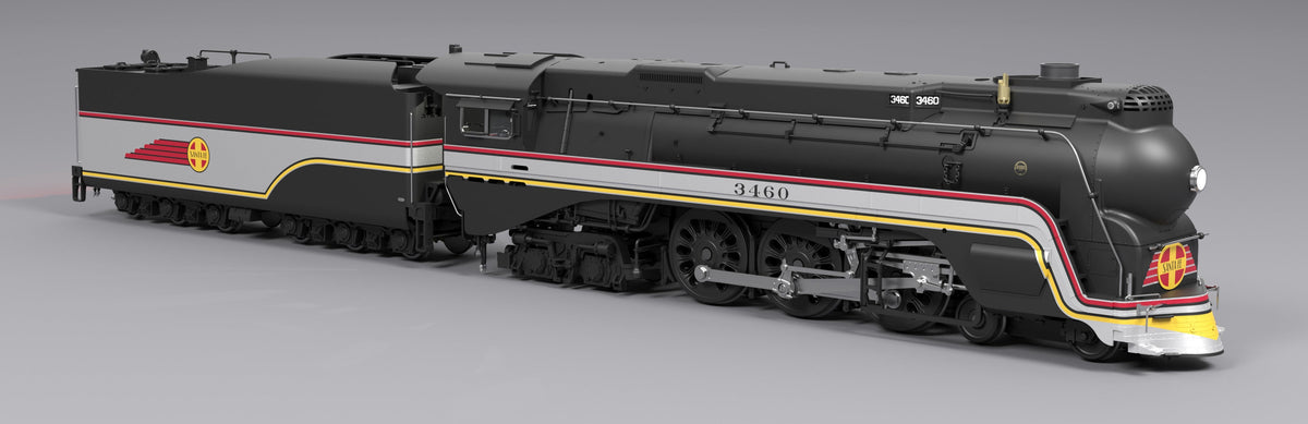 Broadway Limited Imports 8987 HO ATSF #3460, Valley Flyer Fantasy Paint, Paragon4 Sound/DC/DCC, Smoke - view 6