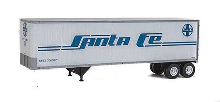 Walthers SceneMaster 2501 HO Scale 40' Trailmobile Trailer 2-Pack Santa Fe