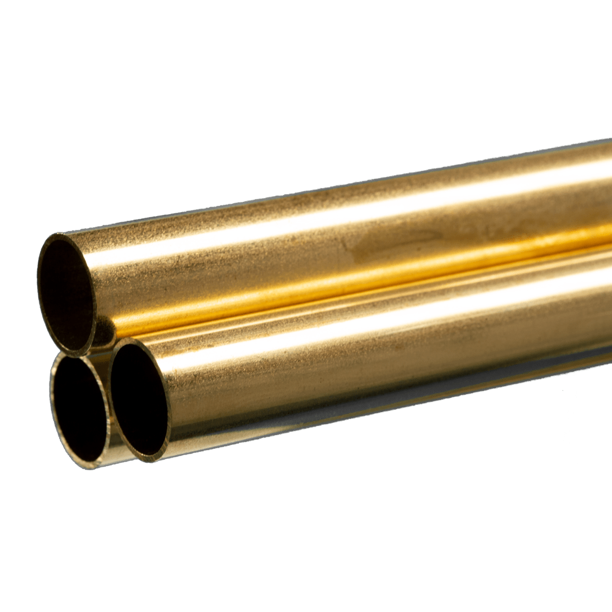K&S 9219 Round Brass Tube 9/16" OD x 0.029" Wall x 36" Long (3 Pieces) - Oakville Model Trains Depot