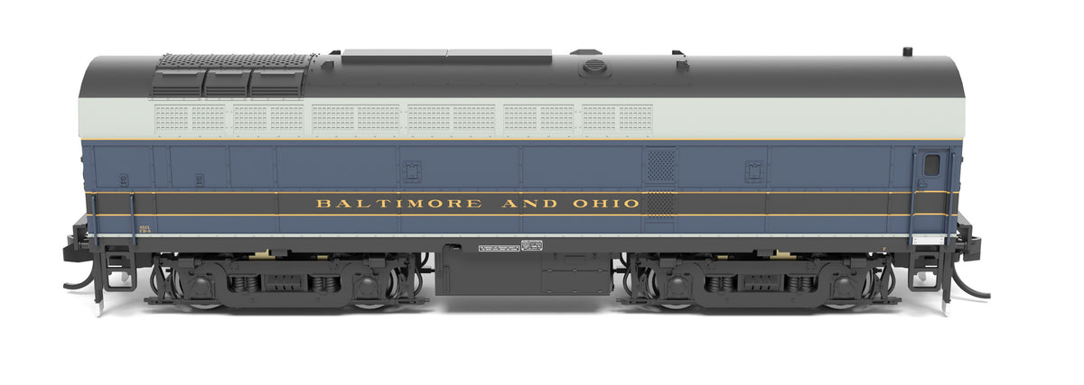 Broadway Limited Imports 9630 N B&O Sharknose, RF-16 A/B set, 851A/851X, As-Delivered, A-unit DCC-Ready, Unpowered B-unit - view 7
