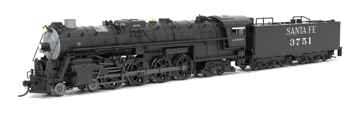 Broadway Limited Imports 9400 N ATSF 4-8-4, #3751, As Appears Today, Paragon4 Sound/DC/DCC, w/ Smoke - view 4