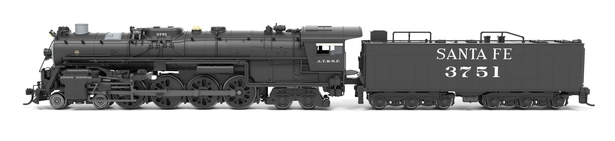 Broadway Limited Imports 9400 N ATSF 4-8-4, #3751, As Appears Today, Paragon4 Sound/DC/DCC, w/ Smoke - view 5